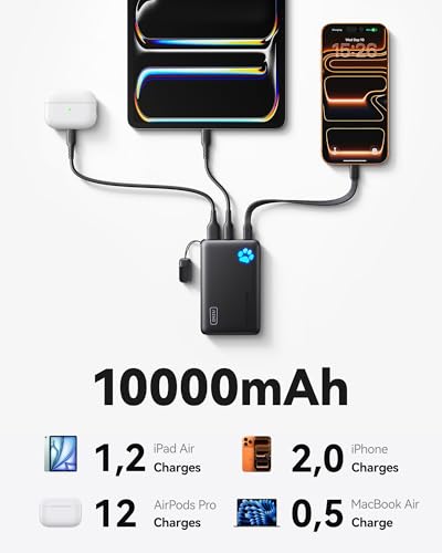 INIU Portable Power Bank 10000mAh Model P41 USB Charging Device