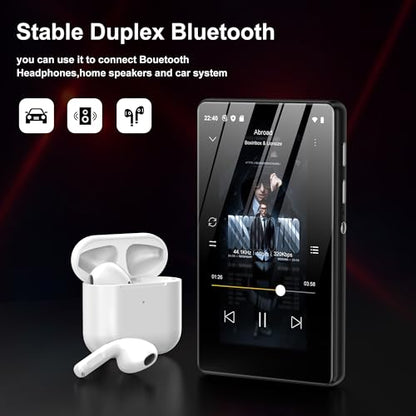 SWOFY 80GB M503Pro Digital Audio Player 4 Inch LCD Touch Screen Bluetooth USB Wi-Fi