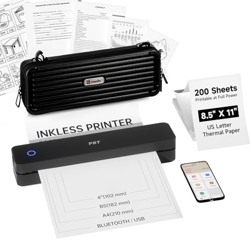 PRT 8.5x11 PRT-610PRO Monochrome Thermal Portable Printer