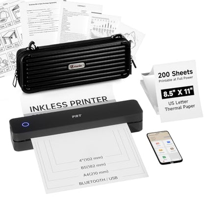 PRT 8.5x11 PRT-610PRO Monochrome Thermal Portable Printer