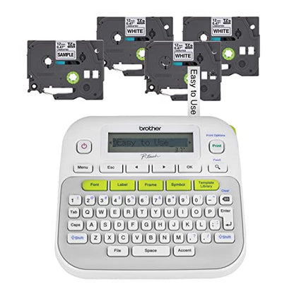Brother PT-D210 Thermal Label Maker, Monochrome, 180 x 180 dpi, Portable