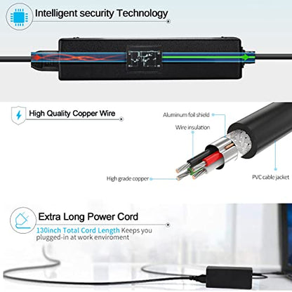 KAQIAR 65W Laptop Charger SK90195333 DC 19.5V 3.33A AC Power Adapter