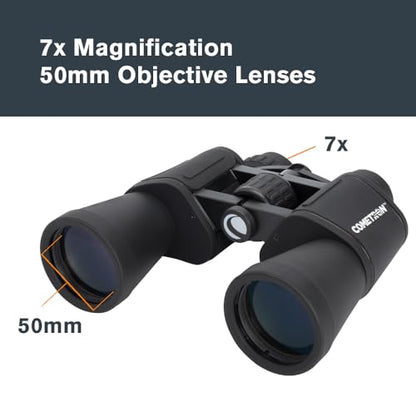 Celestron 50 Millimeter Cometron 71198-CGL 7 x 50 Porro Binoculars Water Resistant