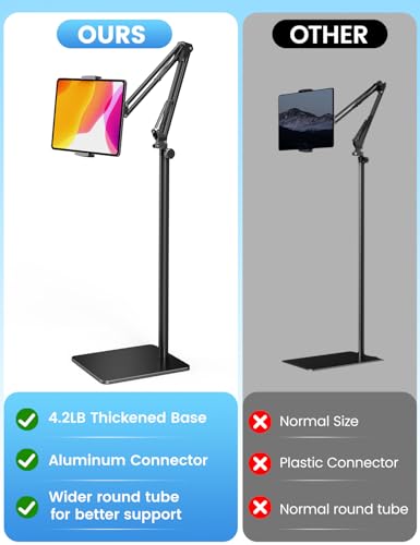Ulela 4.7-12.9" SJJ-1 Tower Floor Stand for Tablets and Phones