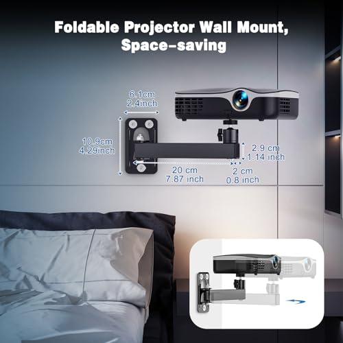 BAISHUN 1.0 Count CJX-109-US Wall Mount Adjustable Projector Arm