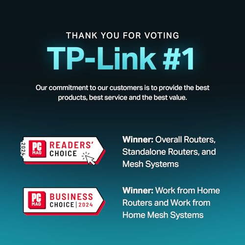 TP-Link Deco X55(3-Pack) AX3000 WiFi 6 Mesh System - Covers Up to 6500 Sq.Ft, 3 Gigabit Ethernet Ports, WPA3 Security