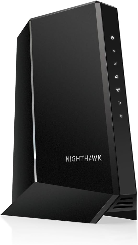 NETGEAR 2.5Gbps Cable Modem CM2050V Ethernet, Wi-Fi 4 Ports Black