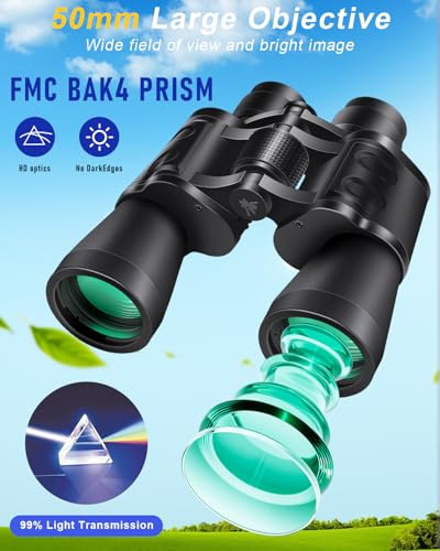 Sfeoot 20x50 HJD010 BAK-4 Prism Waterproof Binoculars