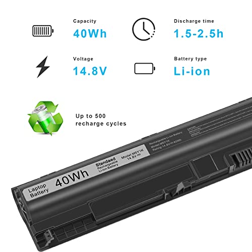 Futurebatt M5Y1K 2200mAh 14.8V Lithium Ion Laptop Battery