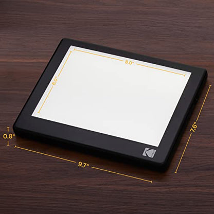 KODAK 8" x 6" RODLLP8X6 LED Light Box for Film and Photographic Use