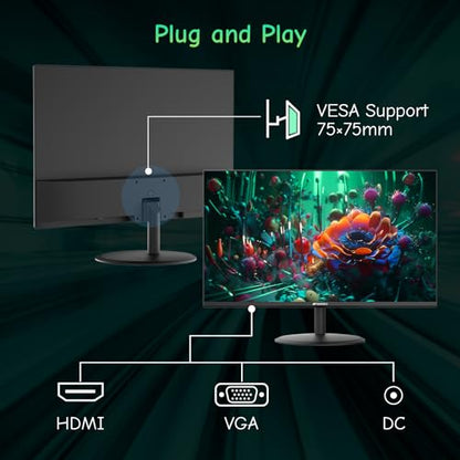 SANSUI 23.8 Inches ES-24X5AL FHD 1080p 75 Hz LCD Monitor