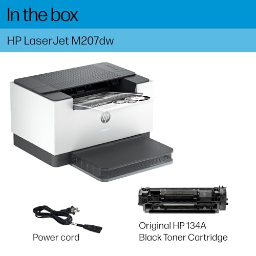 HP LaserJet M207dw 600x600 Monochrome Printer Black 1 Tray Printer