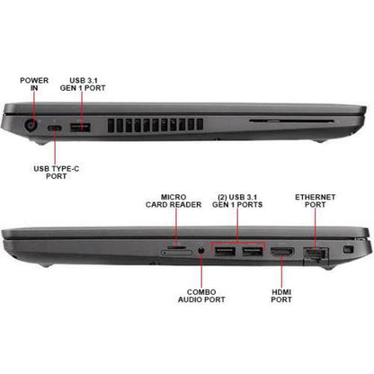 Dell Latitude 5400 14" 1920x1080 FHD 4 cores @ 4.1 GHz Intel Core i5-8365U 8GB RAM 256GB SSD Laptop