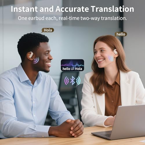 TookBuds In-Ear Translation Earbuds P-G1 Open Ear Real-Time Audio 145 Languages