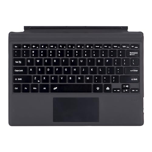 Zoof 12.3 inch Surface Pro Keyboard Wireless Bluetooth Type Cover Black