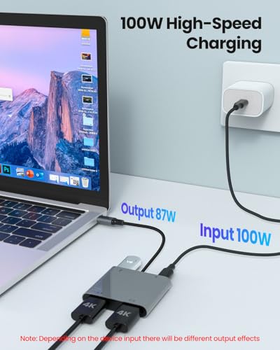 Fophmo USB Type-C Adapter HC-89 4K@60Hz 1x USB-A 4 Ports