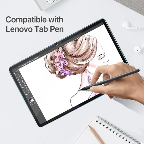 ProCase 2 Pack Screen Protector 9.65" x 6.89" Tempered Glass for Lenovo Idea Tab 11 Inch 2025/Tab M11/Tab K11 LTE