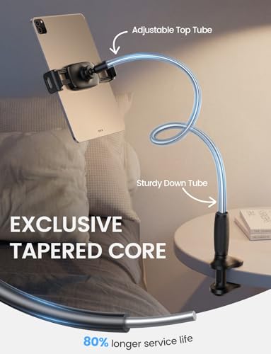 Lamicall Tablet Holder STGT03 Adjustable Gooseneck Mount for 4.7-13 inches Tablets and Cell Phones