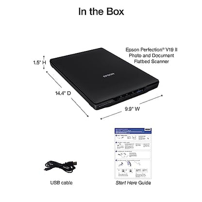 Epson Perfection V19 II 4800 dpi USB Flatbed Scanner