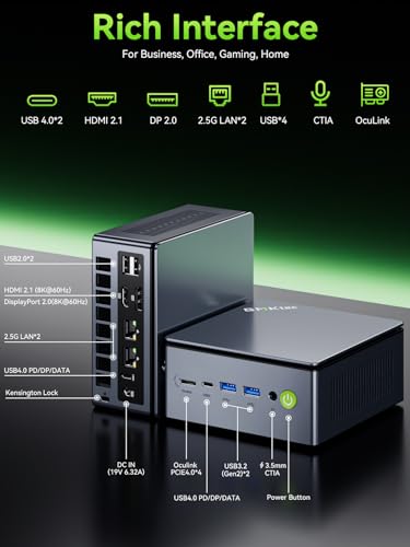 GMKtec Mini PC M7 Ultra Ryzen 7 PRO 6850U 4096x2160 75Hz Desktop