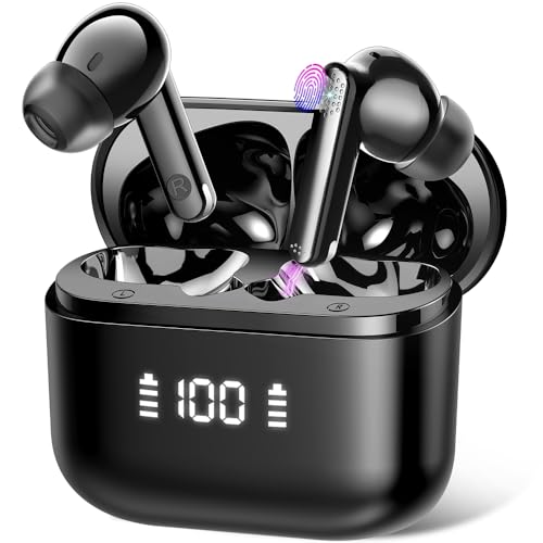 Thunelec BK01 Wireless Translator Earbuds Bluetooth 5.4 Active Noise Cancelling 48H Battery Life