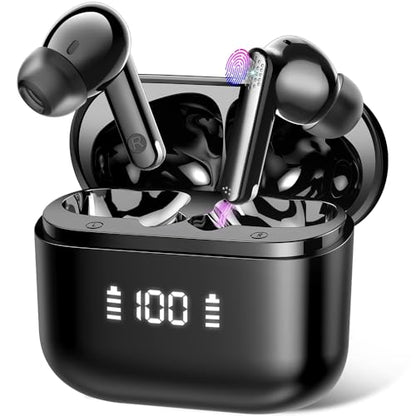 Thunelec BK01 Wireless Translator Earbuds Bluetooth 5.4 Active Noise Cancelling 48H Battery Life