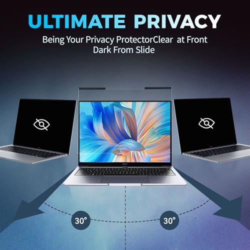 JEAPKA 14 Inch Magnetic Privacy Filter 12.2" x 6.18" Anti-Glare