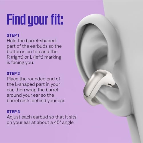 Bose 881046-0400 Ultra Open Earbuds Bluetooth Wireless Technology, Driftwood Sand