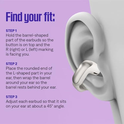 Bose 881046-0400 Ultra Open Earbuds Bluetooth Wireless Technology, Driftwood Sand