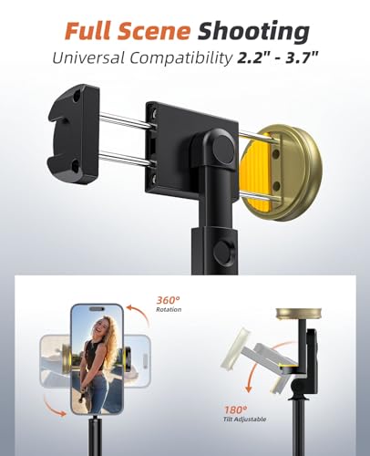 Vimose 62 Inches B04 1080p Tripod, Portable Aluminum Phone Stand