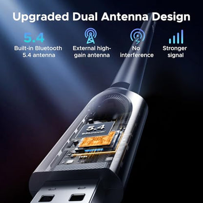 UGREEN 75109 USB 2.0 Type A Bluetooth 5.4 WiFi 6 Adapter