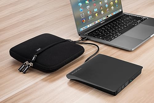 ROOFULL Portable USB 3.0 Type-C External Optical Drive ECD829-Y-BB