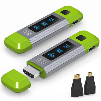 TJCXELE Wireless HDMI Transmitter and Receiver TJUS-EX754 4K 60Hz HDMI Extender