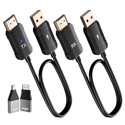 Anytrox Wireless HDMI Transmitter and Receiver Male-to-Male 4K Decode 1080P Indoor HDMI Extender Model THT-020-8