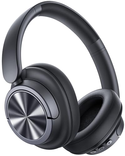 bmani H1 Over-Ear Active Noise Cancelling Headphones 360° Spatial Audio Black