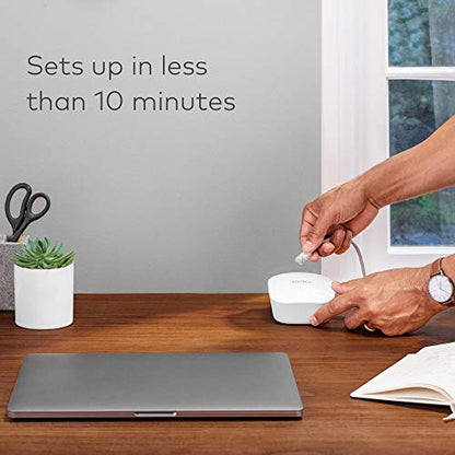 Amazon eero 550 Mbps Mesh WiFi Router Coverage 1500 sq. ft. 1-Pack