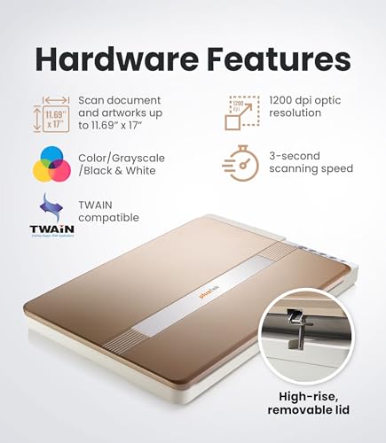 Plustek 1680 Image Express Document Scanner 1200 dpi USB
