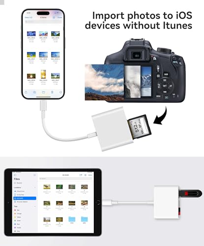 AkHolz SD Card Reader Model AkHolz-L4Lte Dual-Lightning & USB-C Interface for SD/microSD