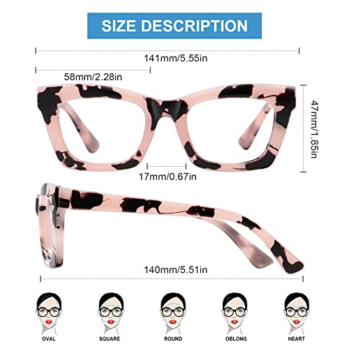 Okany 3 Count 8093 Polycarbonate Blue Light Blocking Glasses