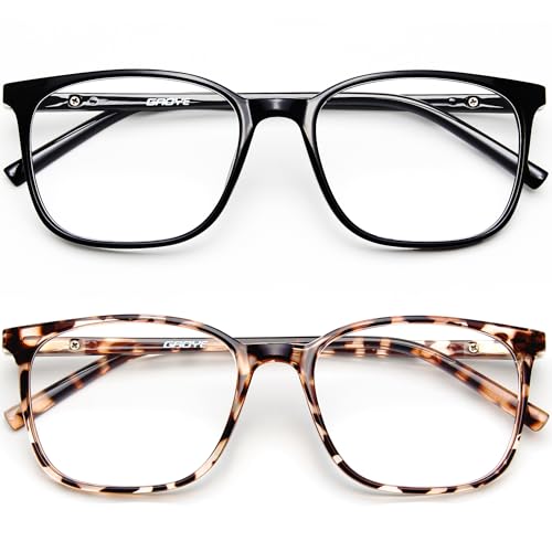 Gaoye 51mm 1806 Light Black & Leopard Full Rim Computer Glasses