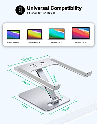 RIWUCT 9 x 9.2 x 1 inches B09 Adjustable Tower Laptop Stand for 10-16" Laptops