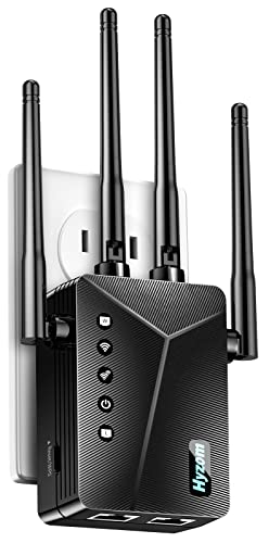 Hyzom 7.28" x 3.78" x 2.24" WiFi Extender B0H13WY592 5X Faster Signal Booster