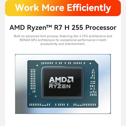 Beelink SER9 Pro Mini PC AMD Ryzen 7 H 255 32GB LPDDR5X 1TB SSD 4K UHD