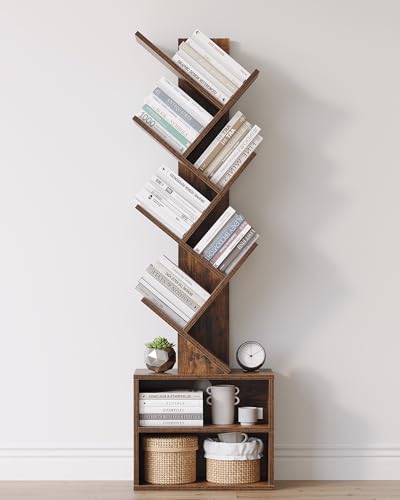 SUNMORY 6 Tier BC2023W2-VT Floor Mount Bookshelf