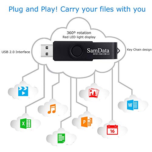 SamData 8GB 655160561252 USB 2.0 Flash Drive Memory Stick