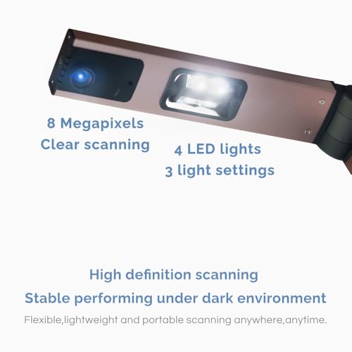 iCODIS Portable Document Scanner S18MP 8MP USB Document Camera