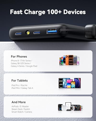 INIU Portable Power Bank 10000mAh Model P41 USB Charging Device