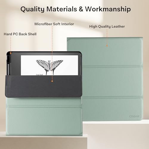 CoBak 10.2 Inch KSTF_Sage Green-240104-T Kindle Scribe Case