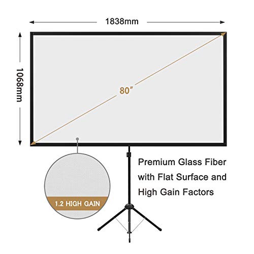 excelimage 80 inch Excel-XW80 Portable Projection Screen
