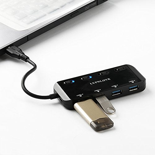 LYFNLOVE 4-Port USB Hub USB 3.0 Model HUB024